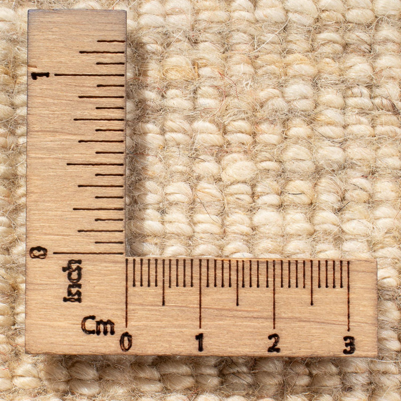 Dywan Gabbeh - perski - 144 x 71 cm - naturalna biel