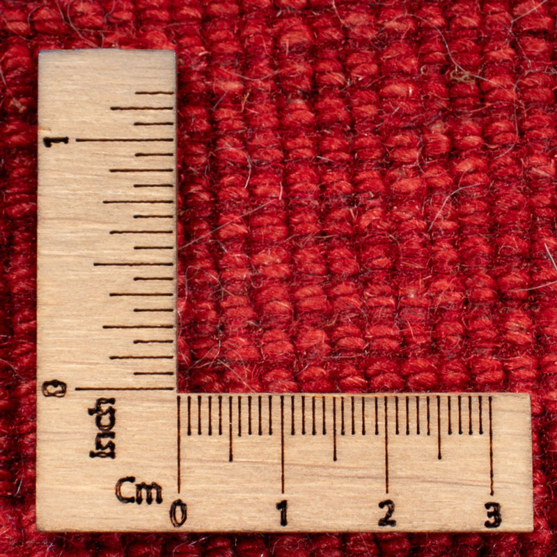 Biegacz Dywan Gabbeh - perski - 291 x 83 cm - czerwony