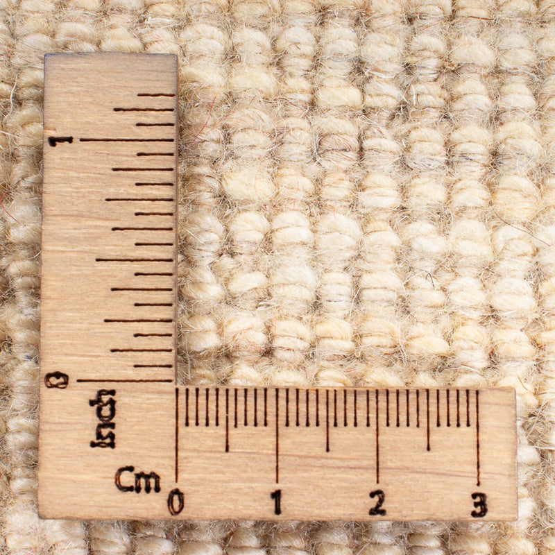 Biegacz Dywan Gabbeh - perski - 245 x 79 cm - naturalna biel