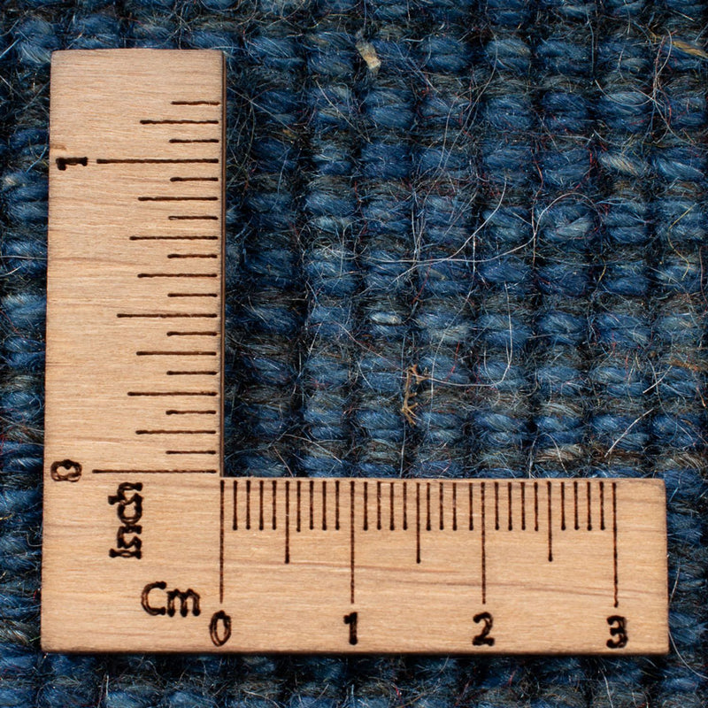 Dywan Gabbeh - perski - 84 x 60 cm - morski błękit