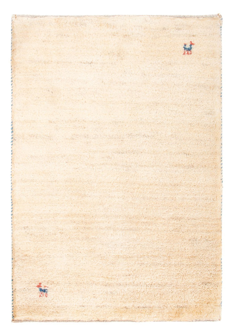 Dywan Gabbeh - perski - 88 x 60 cm - beżowy