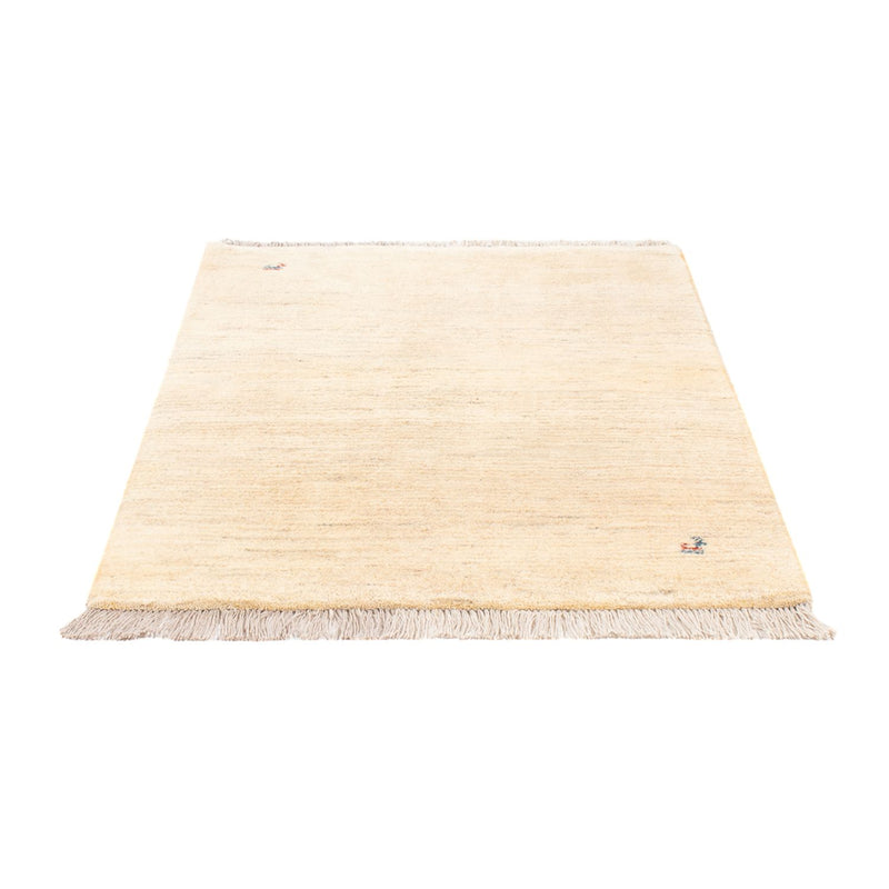 Dywan Gabbeh - perski - 150 x 97 cm - naturalna biel