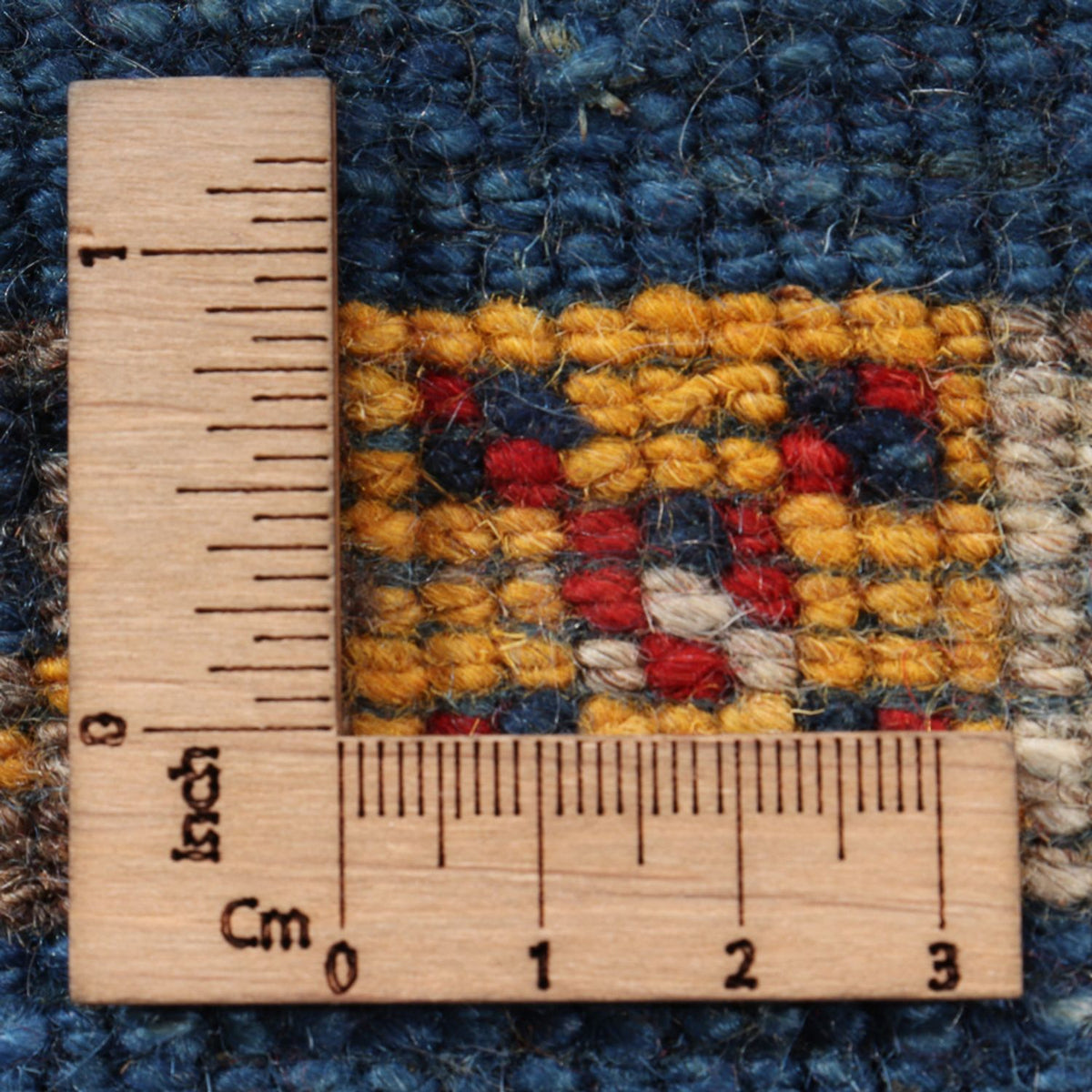 Dywan Gabbeh - perski - 87 x 63 cm - wielokolorowy