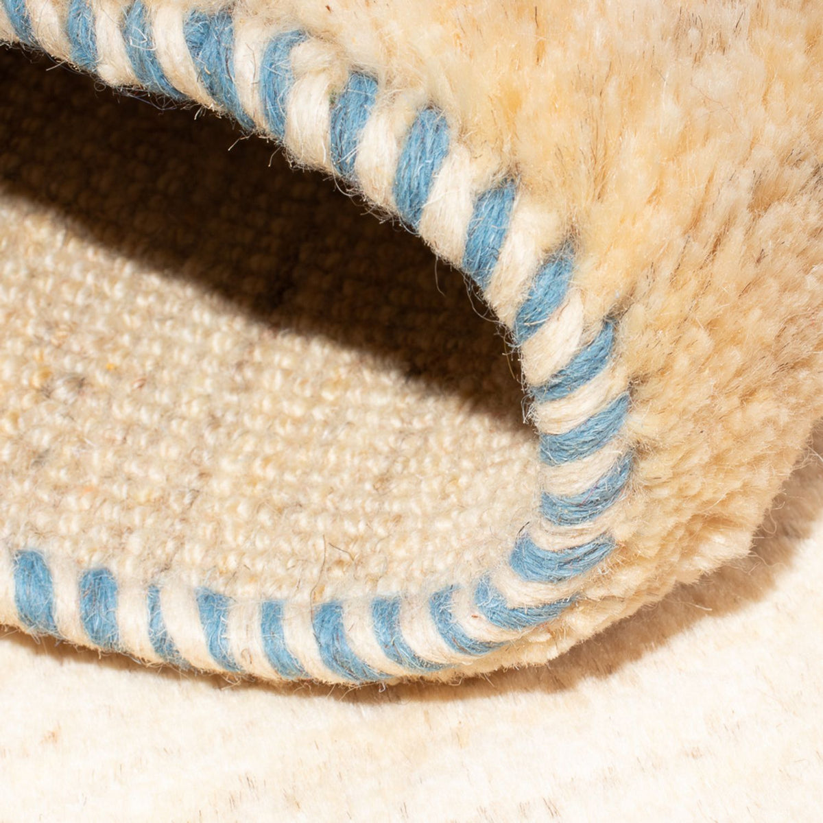 Dywan Gabbeh - perski - 90 x 60 cm - beżowy