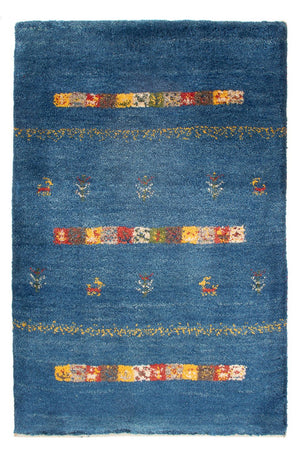 Dywan Gabbeh - perski - 92 x 65 cm - wielokolorowy