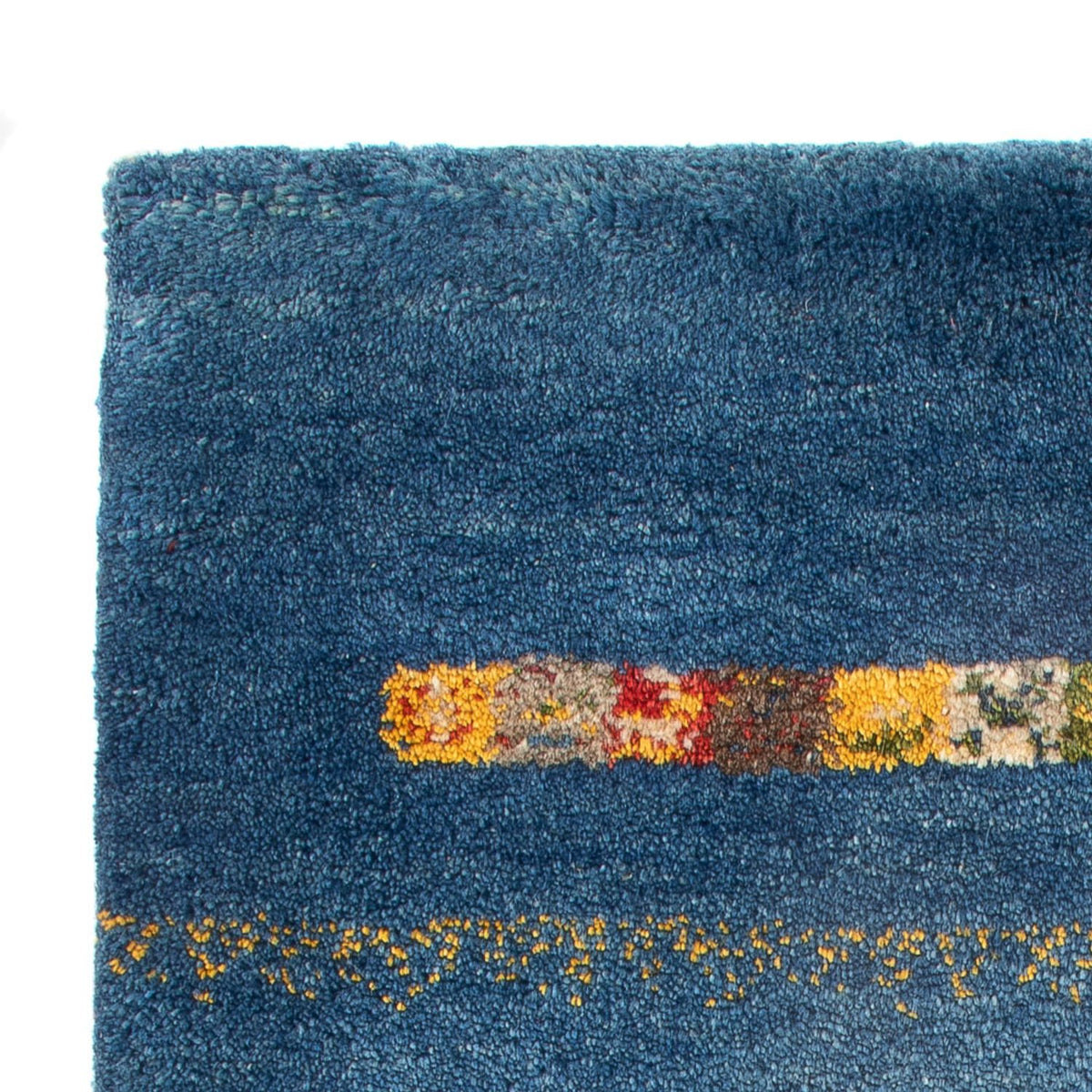 Dywan Gabbeh - perski - 92 x 65 cm - wielokolorowy