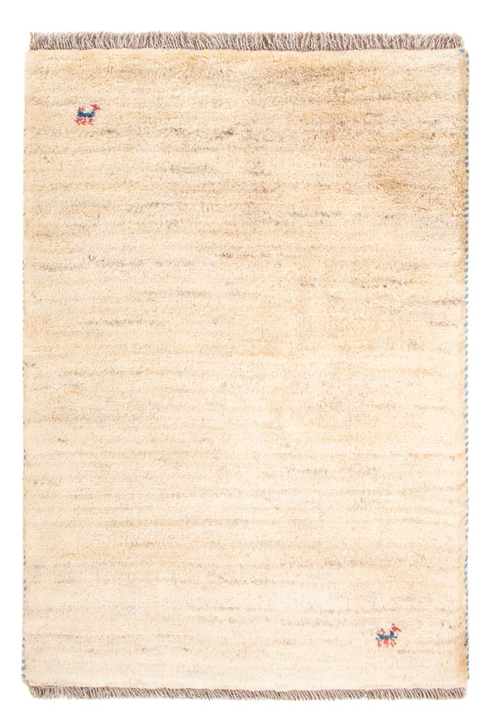 Dywan Gabbeh - perski - 86 x 60 cm - jasny beż