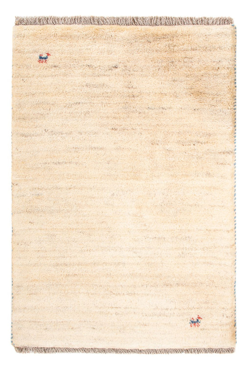 Dywan Gabbeh - perski - 86 x 60 cm - jasny beż