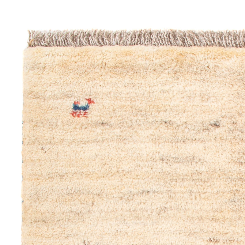 Dywan Gabbeh - perski - 86 x 60 cm - jasny beż