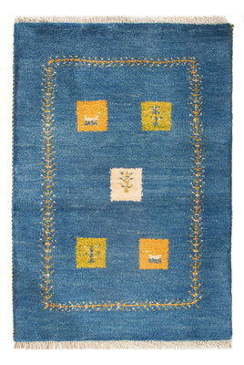 Dywan Gabbeh - perski - 89 x 59 cm - wielokolorowy