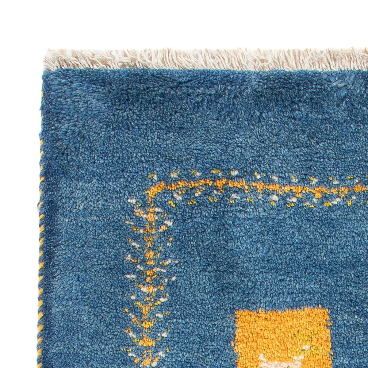 Dywan Gabbeh - perski - 89 x 59 cm - wielokolorowy