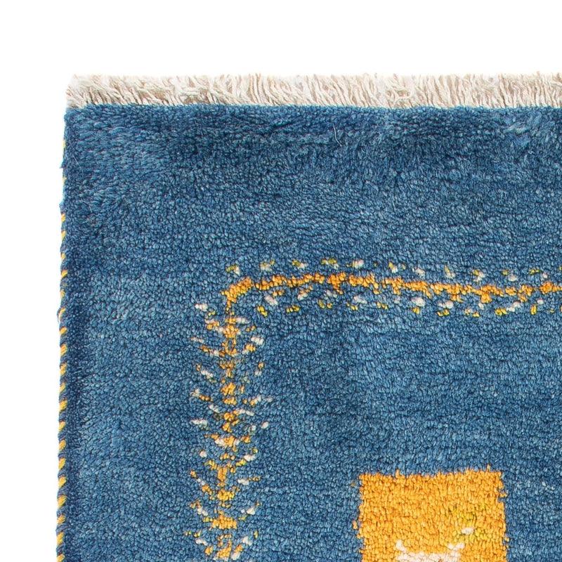 Dywan Gabbeh - perski - 89 x 59 cm - wielokolorowy