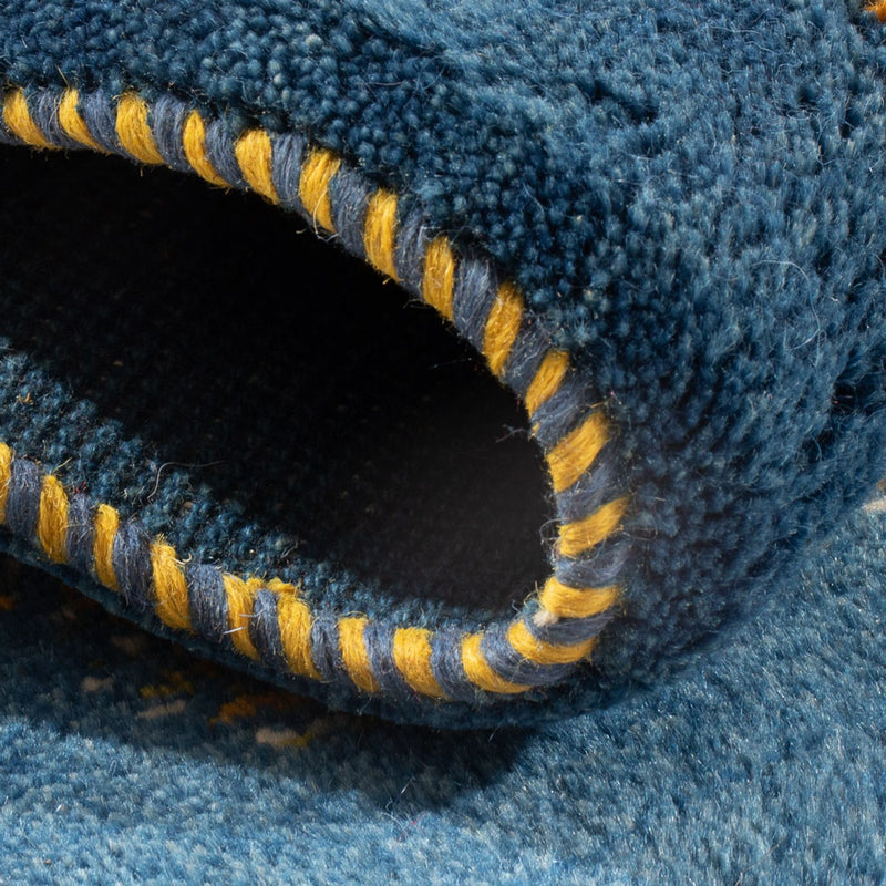 Dywan Gabbeh - perski - 89 x 59 cm - wielokolorowy