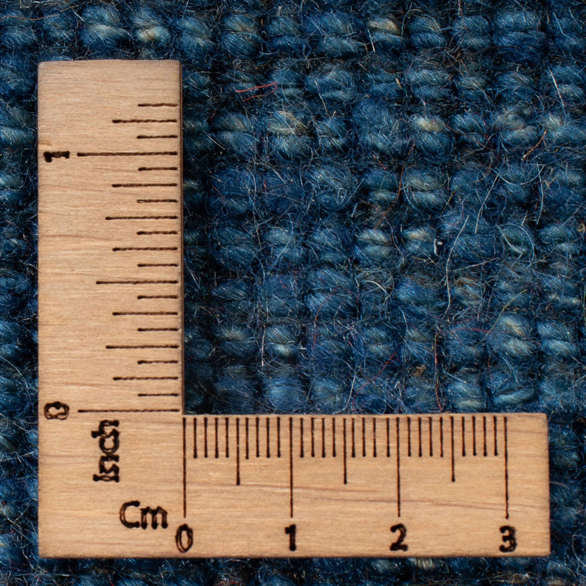 Dywan Gabbeh - perski - 85 x 61 cm - morski błękit