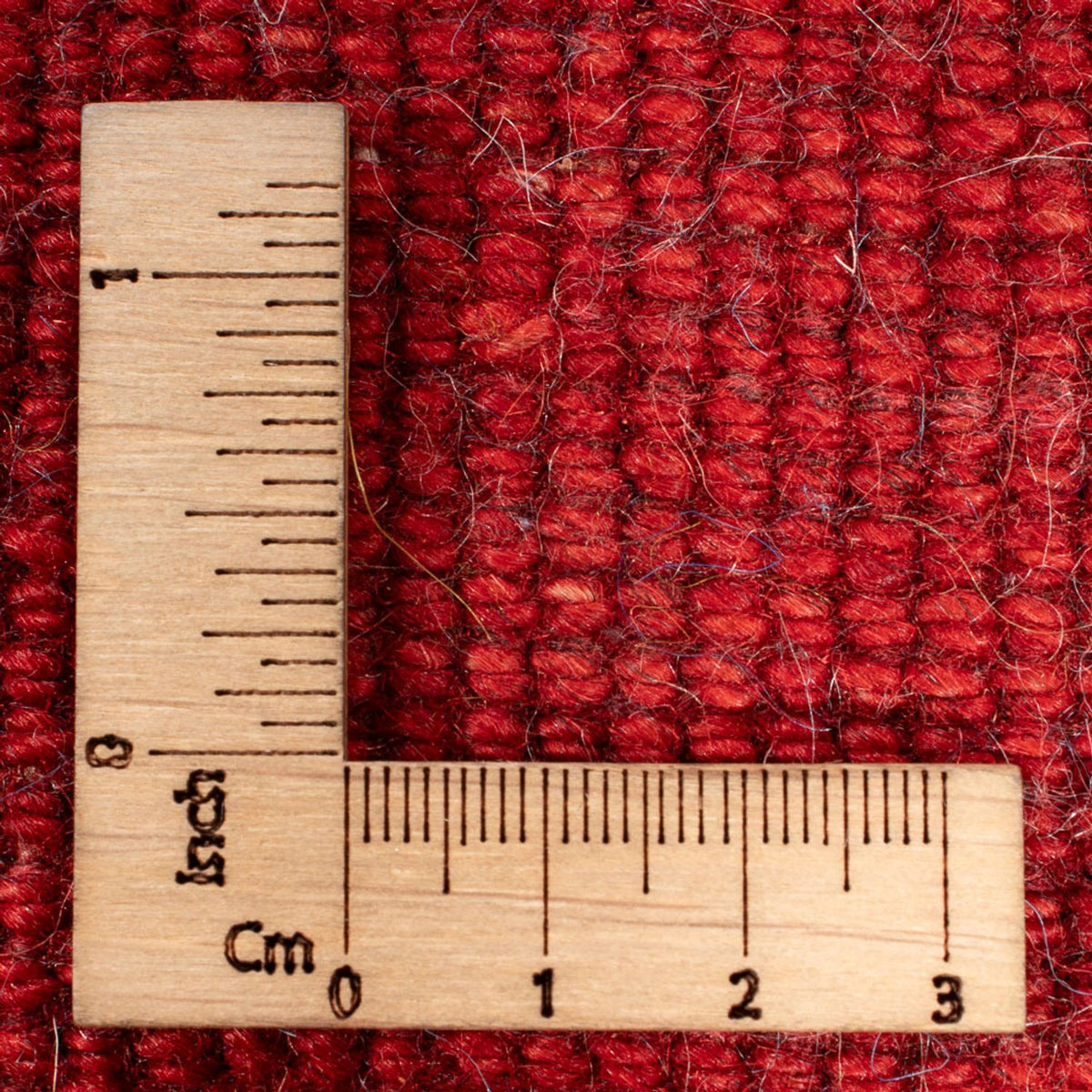 Dywan Gabbeh - perski - 87 x 64 cm - czerwony