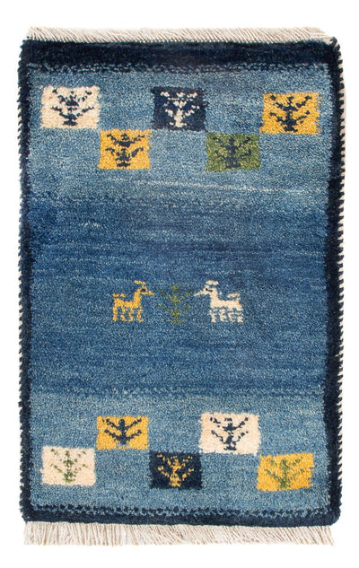 Dywan Gabbeh perski 40x60cm - Perski dywan wełniany - wielokolorowy