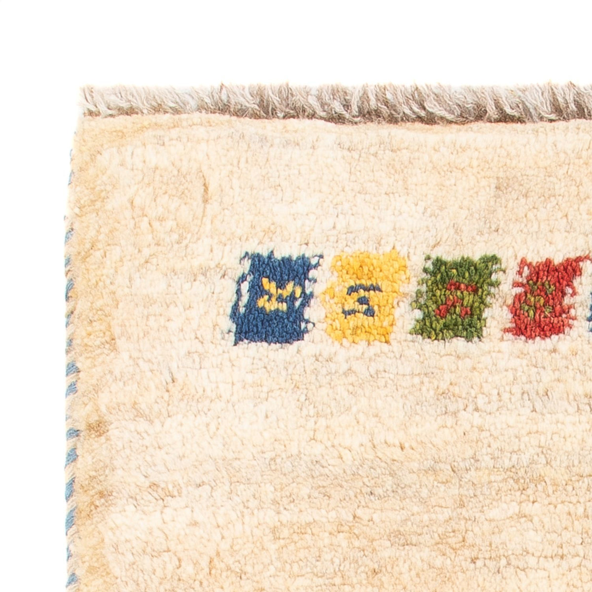 Dywan Gabbeh - perski - 60 x 40 cm - wielokolorowy