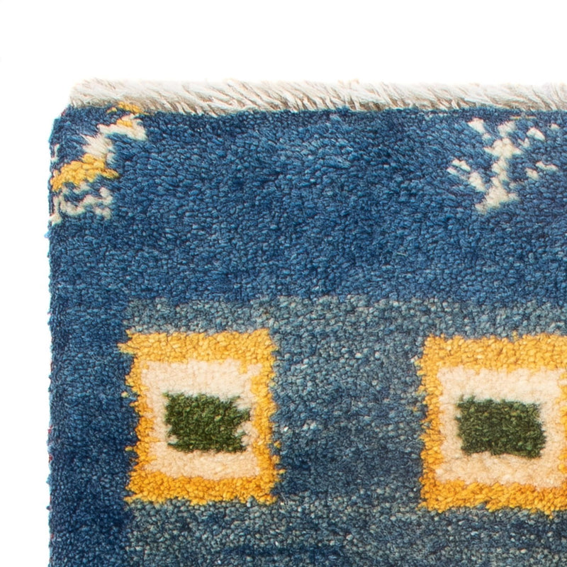 Dywan Gabbeh - perski - 60 x 40 cm - wielokolorowy