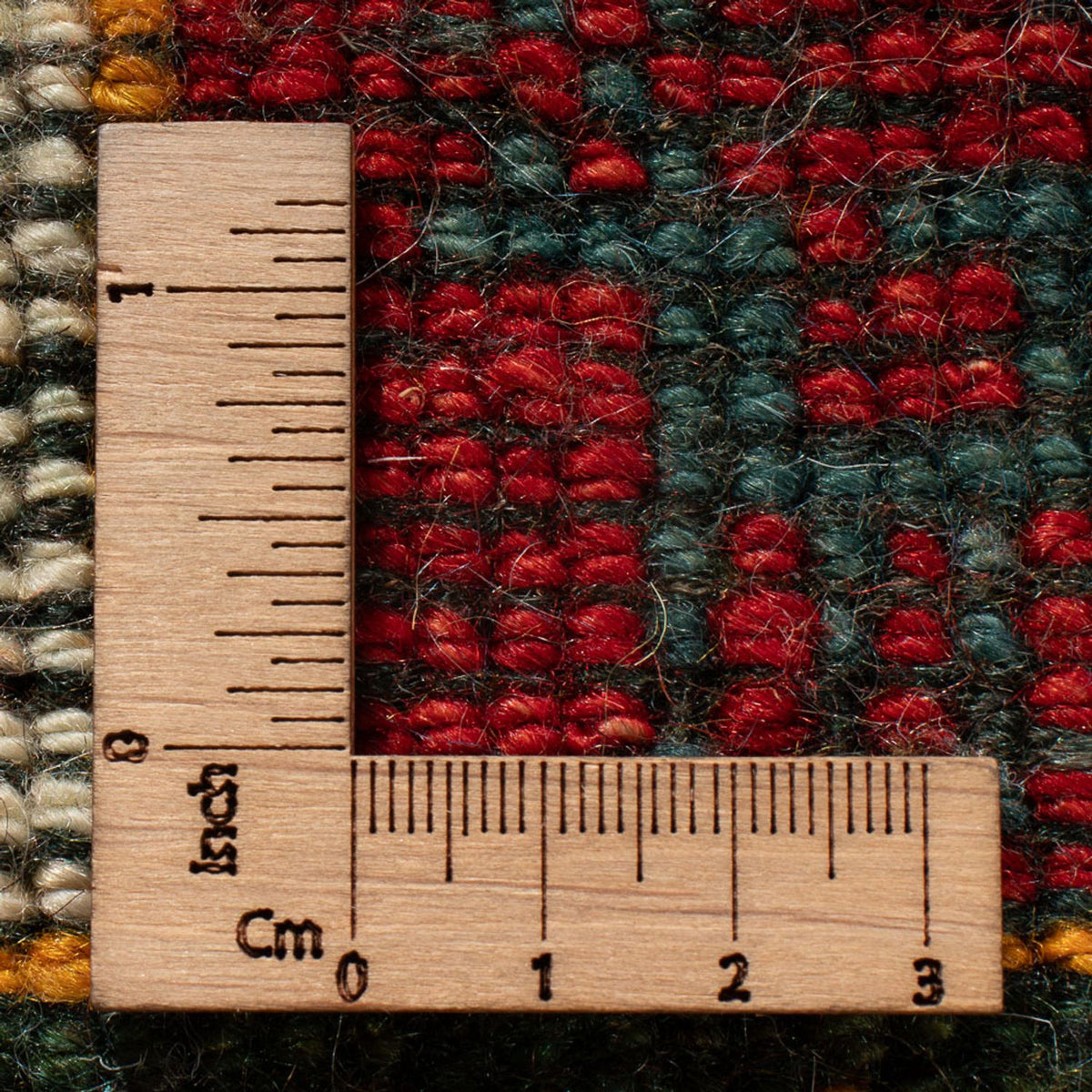 Dywan Gabbeh - perski - 60 x 40 cm - wielokolorowy