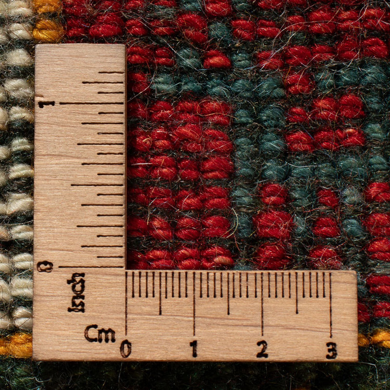 Dywan Gabbeh - perski - 60 x 40 cm - wielokolorowy