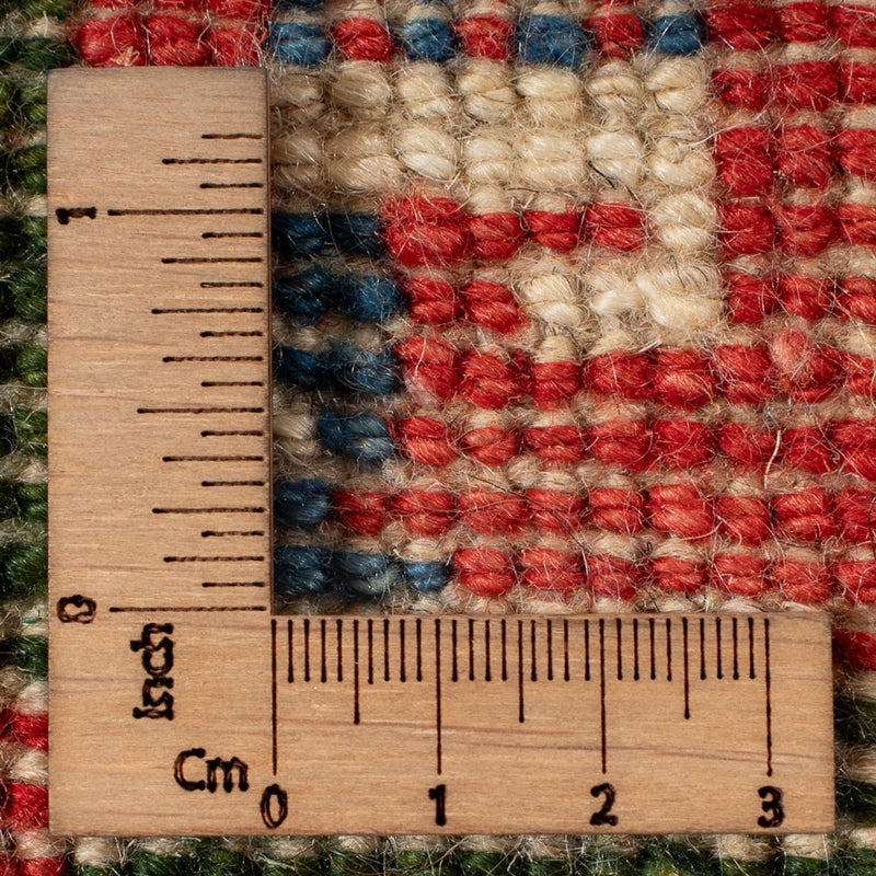 Dywan Gabbeh - perski - 60 x 40 cm - wielokolorowy