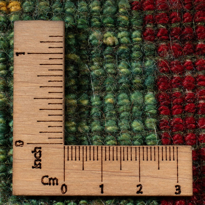 Dywan Gabbeh - perski - 60 x 40 cm - wielokolorowy