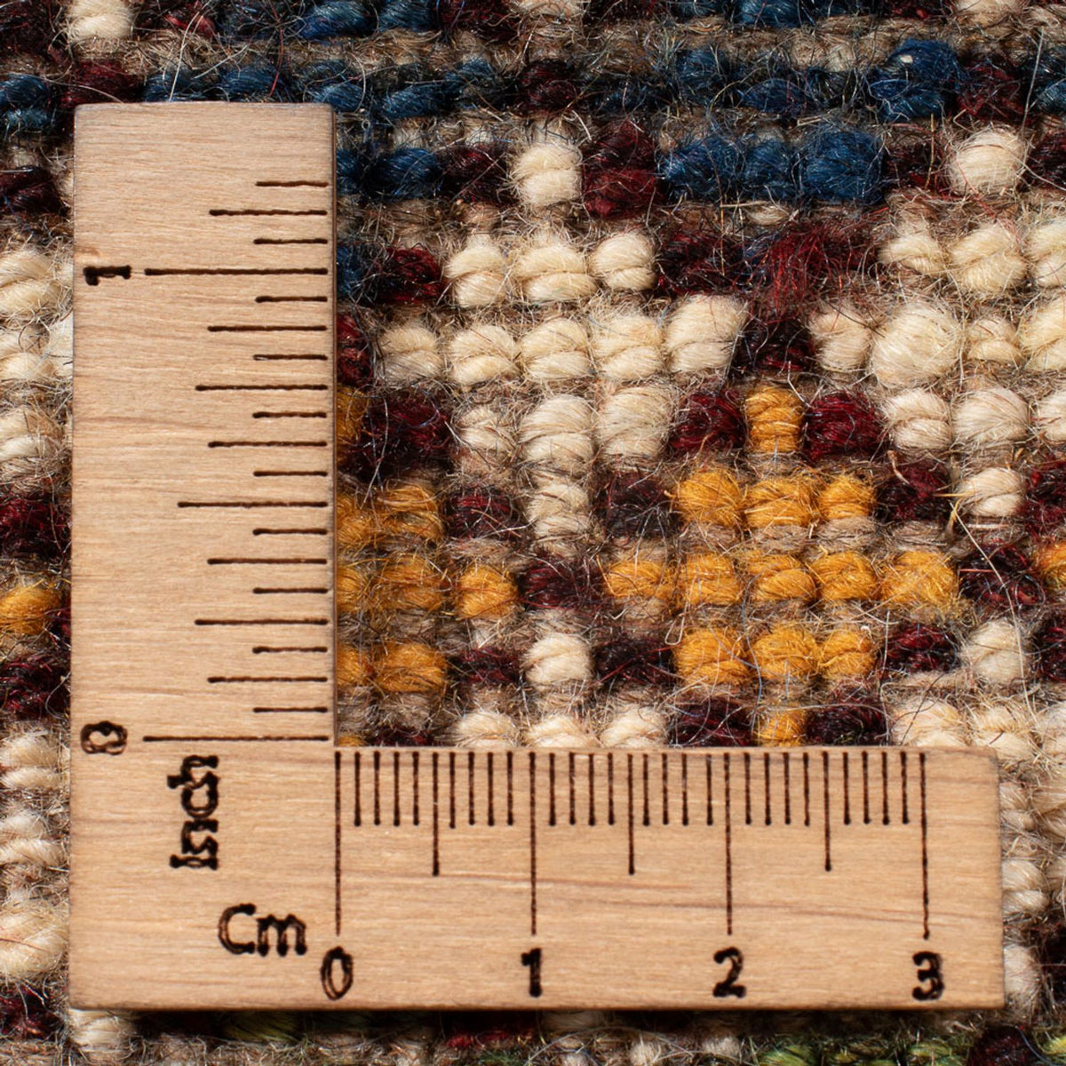 Dywan Gabbeh - perski - 60 x 40 cm - wielokolorowy