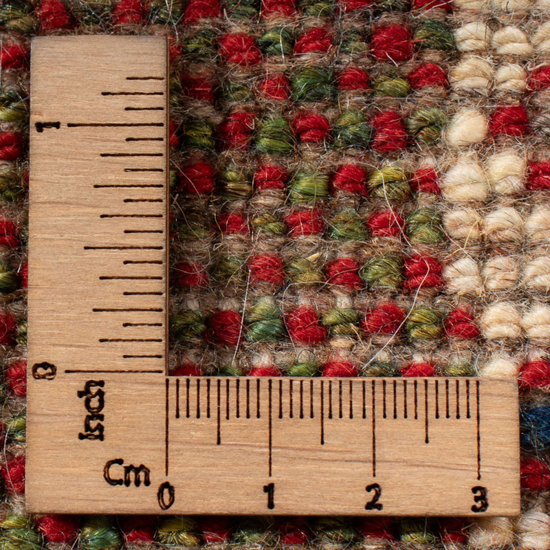 Dywan Gabbeh - perski - 60 x 40 cm - wielokolorowy