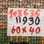 Dywan Gabbeh - perski - 60 x 40 cm - wielokolorowy