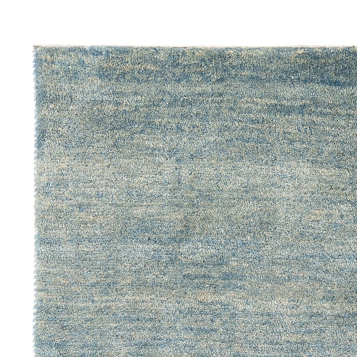 Dywan Gabbeh - perski - 153 x 102 cm - jasnoniebieski