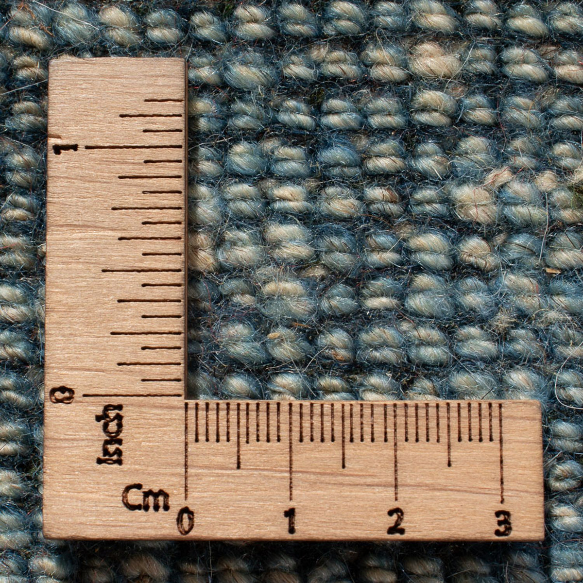 Dywan Gabbeh - perski - 153 x 102 cm - jasnoniebieski