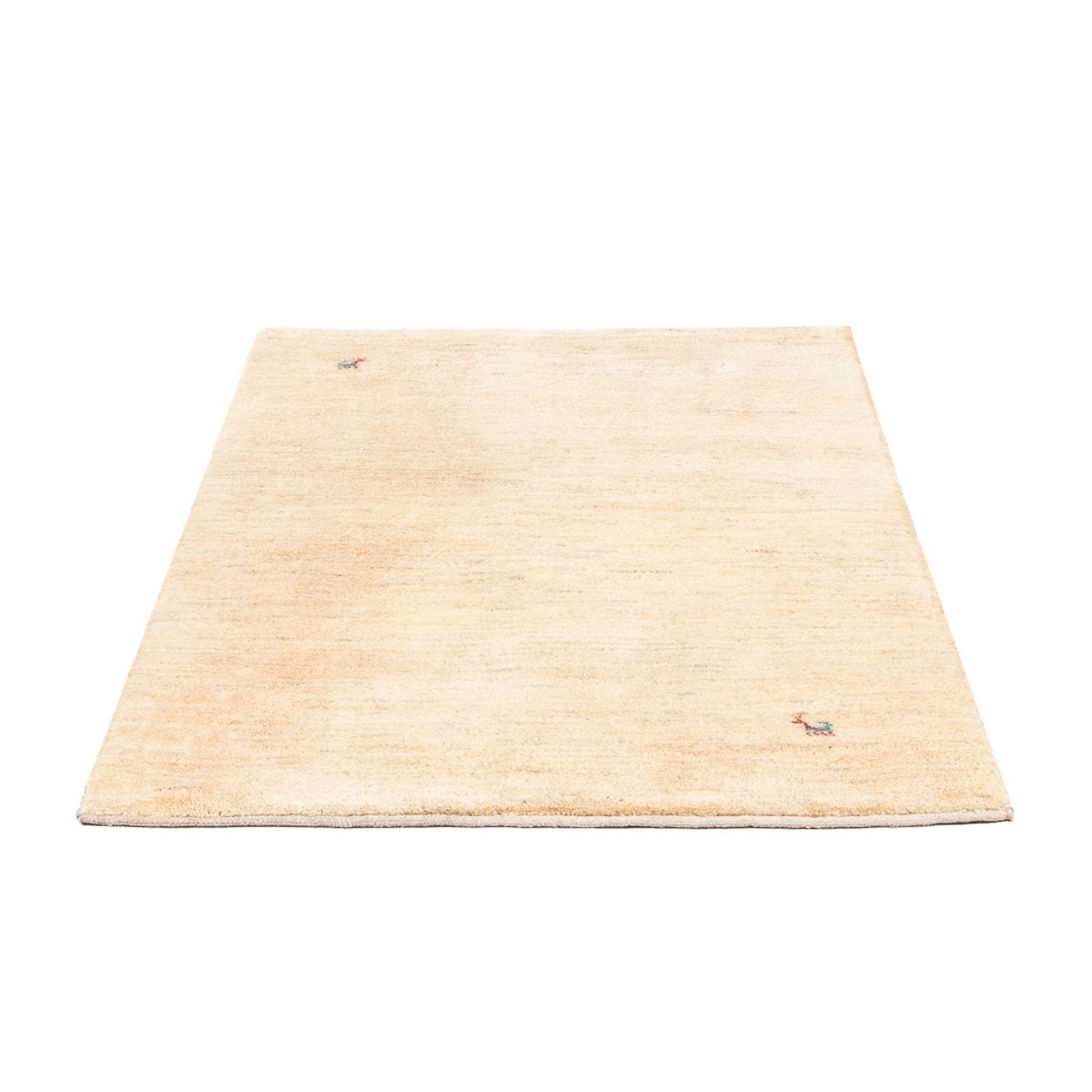 Dywan Gabbeh - perski - 152 x 98 cm - naturalna biel