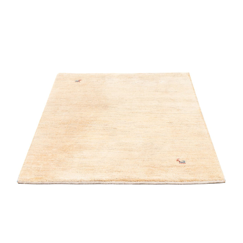 Dywan Gabbeh - perski - 152 x 98 cm - naturalna biel