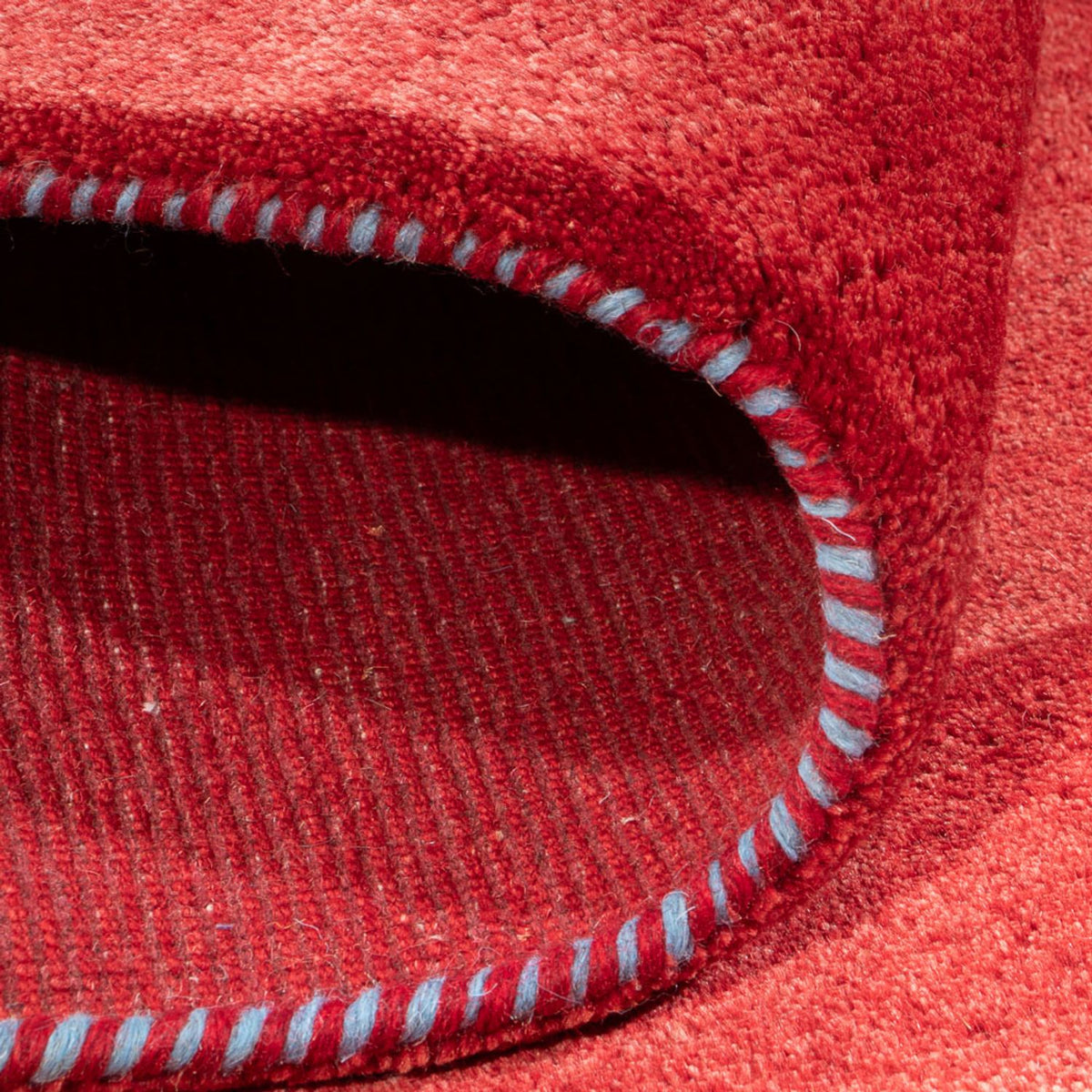 Dywan Gabbeh - perski - 206 x 158 cm - czerwony