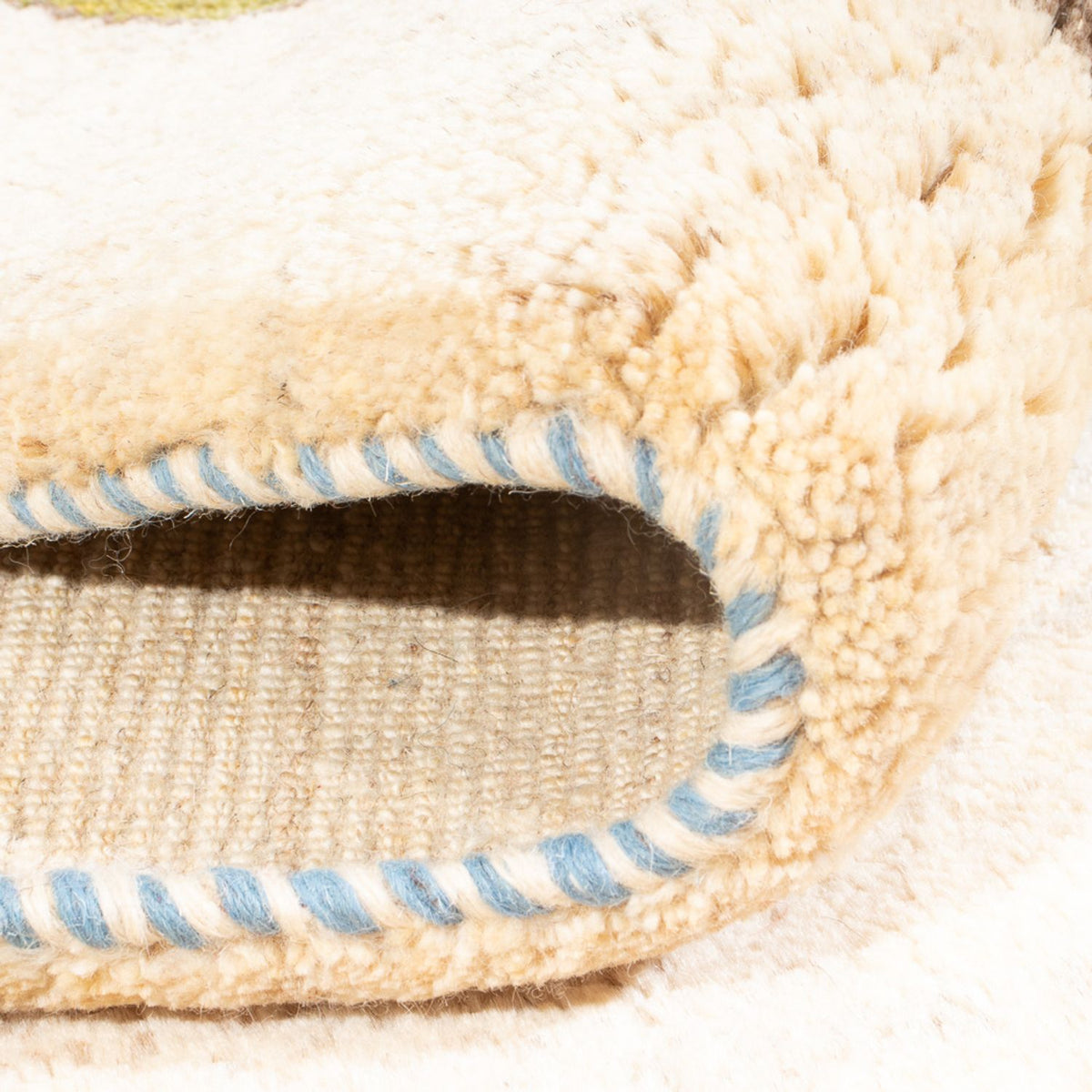 Dywan Gabbeh - perski - 245 x 200 cm - kremowy