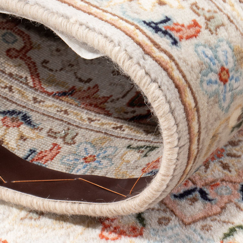 Biegacz Dywan perski - Keshan - 360 x 78 cm - kremowy