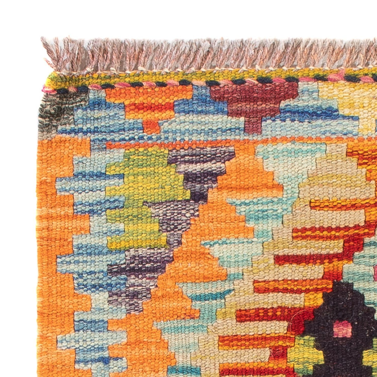 Dywan Kelim - Splash - 60 x 40 cm - wielokolorowy