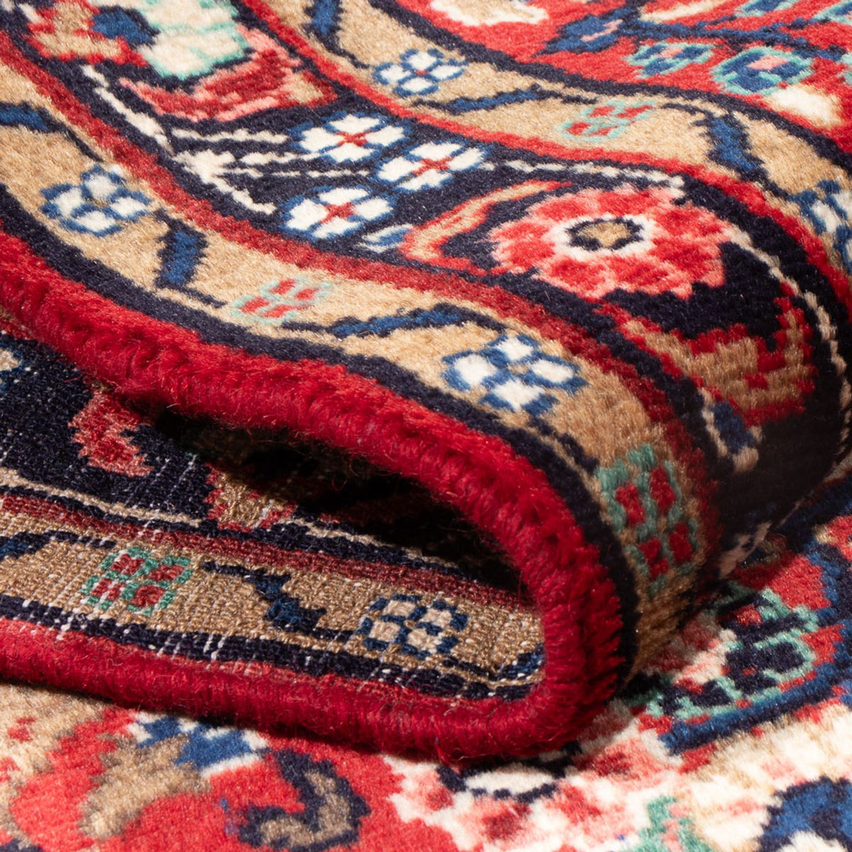 Biegacz Perski dywan - Nomadyczny - 410 x 82 cm - czerwony