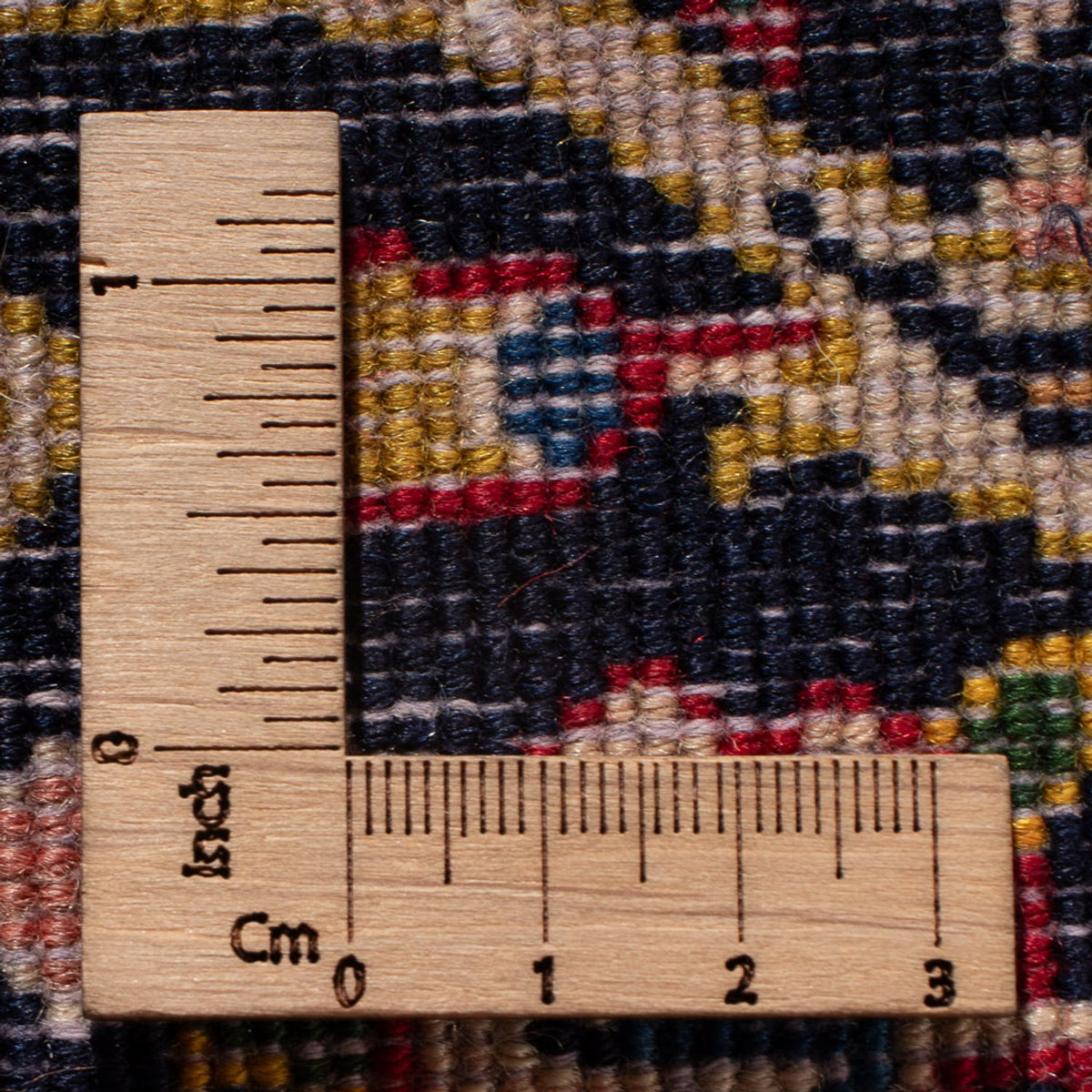 Dywan perski - Keshan - Antyk - 410 x 298 cm - ciemnoniebieski