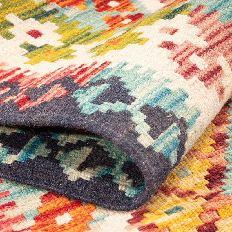 Biegacz Dywan Kelim - Splash - 280 x 85 cm - wielokolorowy