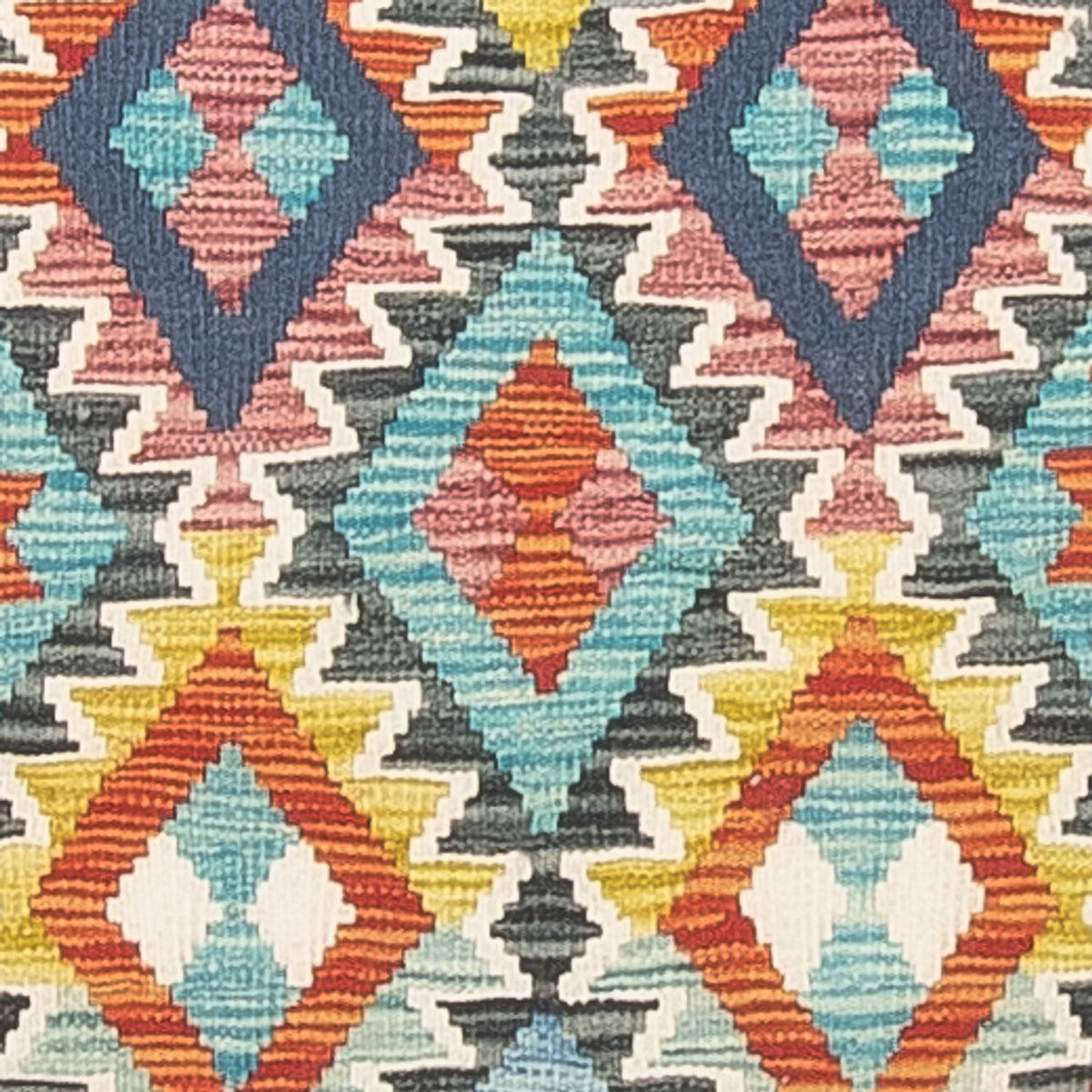 Biegacz Dywan Kelim - Splash - 281 x 80 cm - wielokolorowy