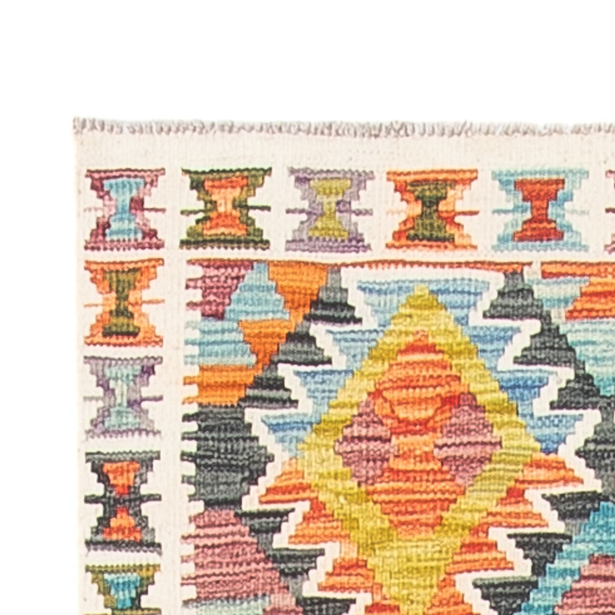 Biegacz Dywan Kelim - Splash - 281 x 80 cm - wielokolorowy