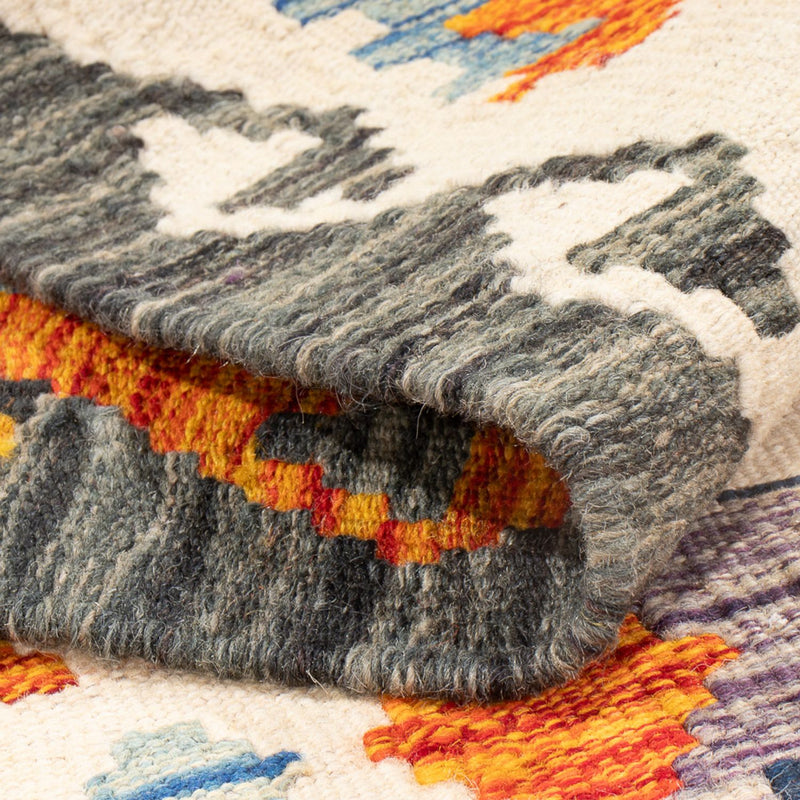 Biegacz Dywan Kelim - Splash - 299 x 86 cm - wielokolorowy