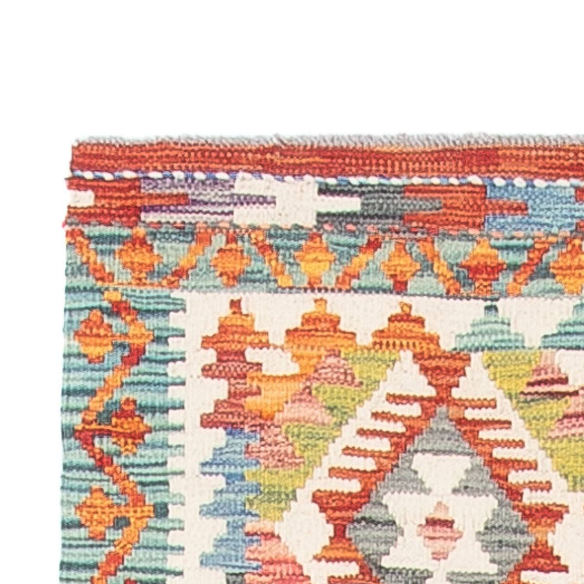 Biegacz Dywan Kelim - Splash - 297 x 80 cm - wielokolorowy