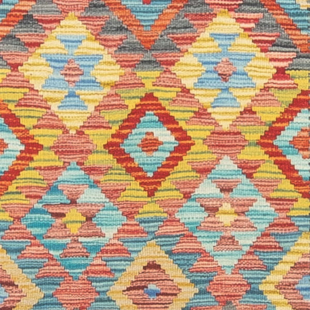 Biegacz Dywan Kelim - Splash - 232 x 80 cm - wielokolorowy