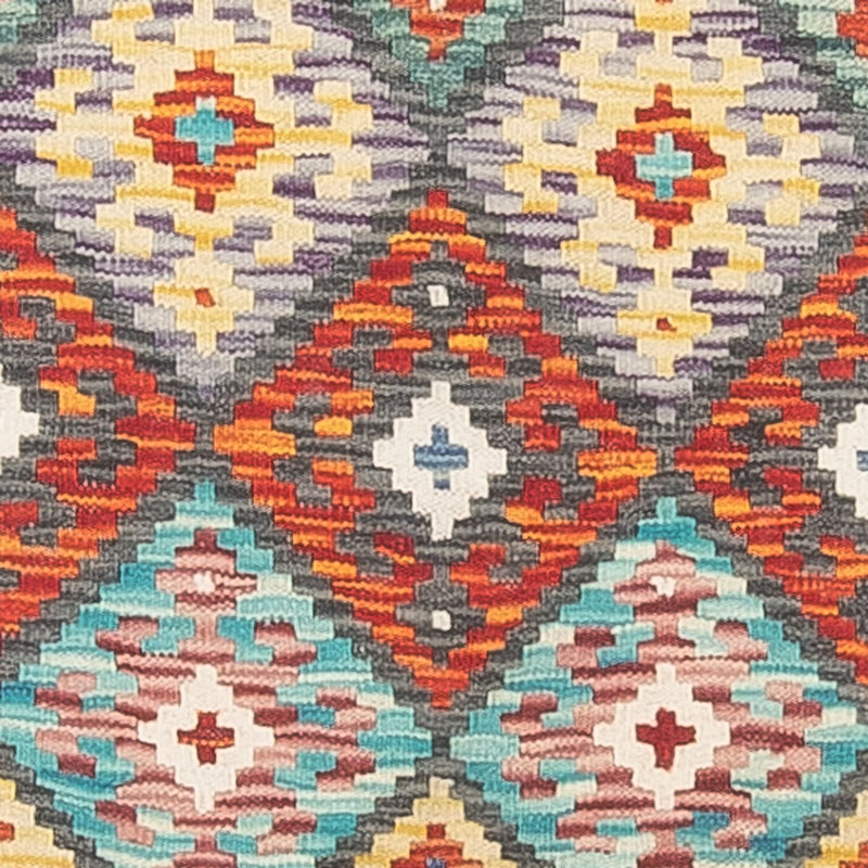 Biegacz Dywan Kelim - Splash - 255 x 74 cm - wielokolorowy