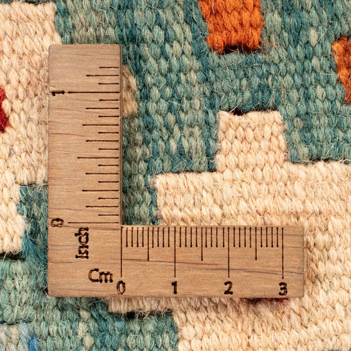 Dywan Kelim - Splash - 90 x 88 cm - wielokolorowy