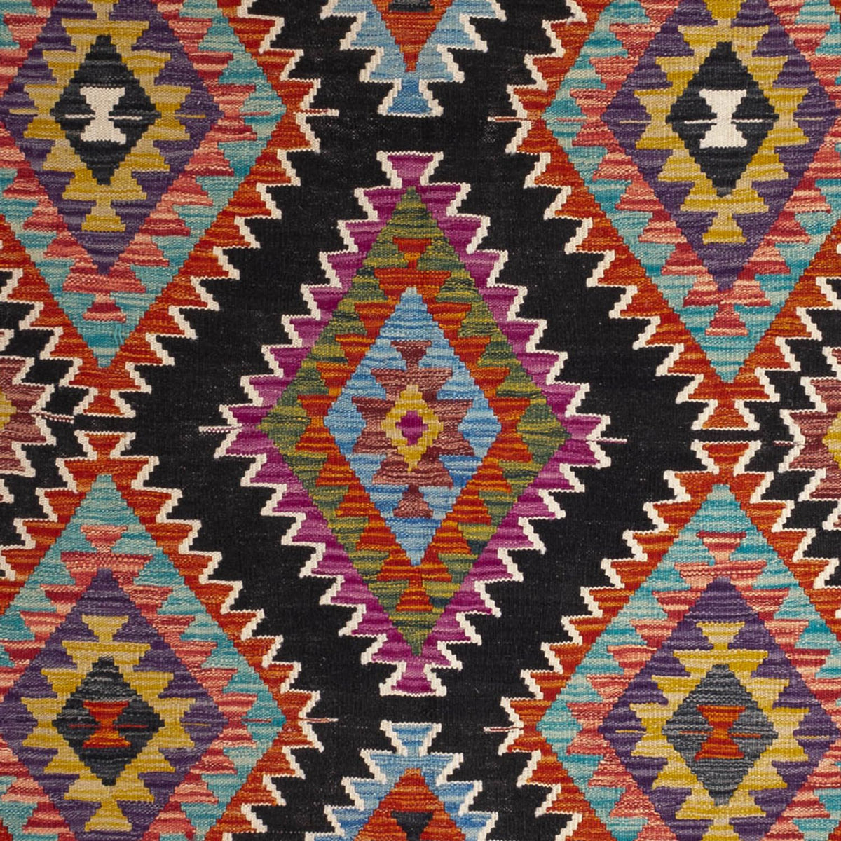 Dywan Kelim - Splash - 244 x 178 cm - wielokolorowy