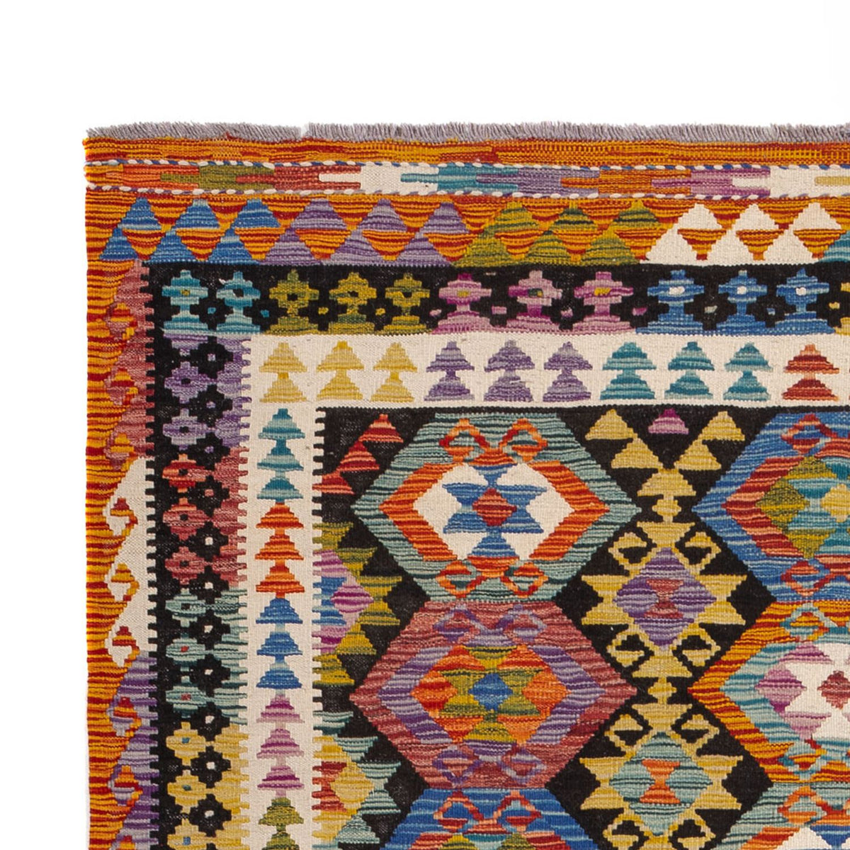 Dywan Kelim - Splash - 250 x 163 cm - wielokolorowy