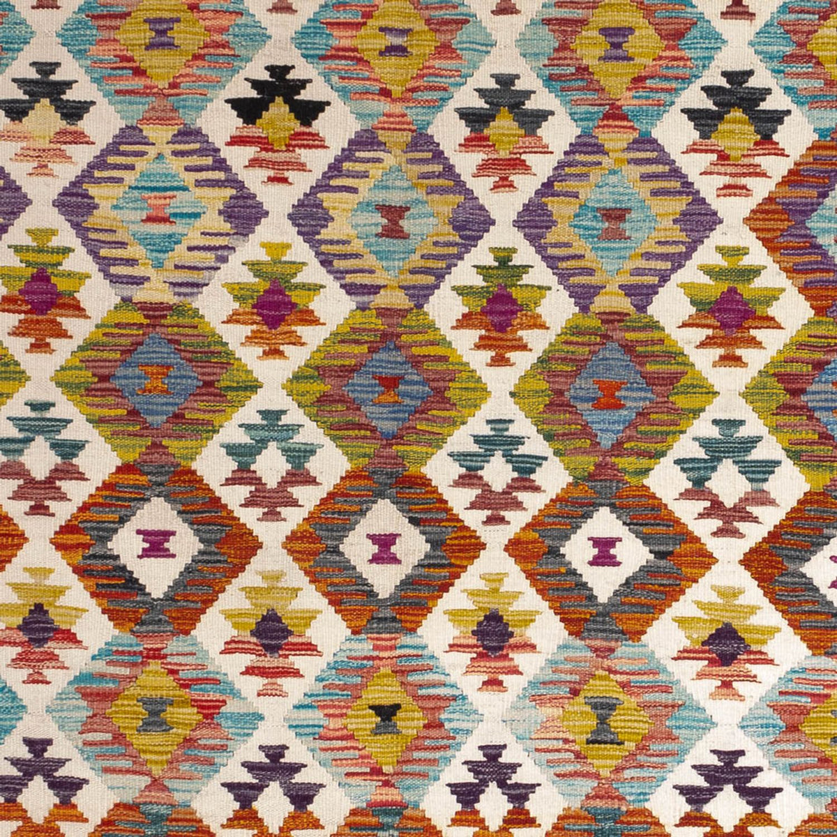 Dywan Kelim - Splash - 243 x 169 cm - wielokolorowy